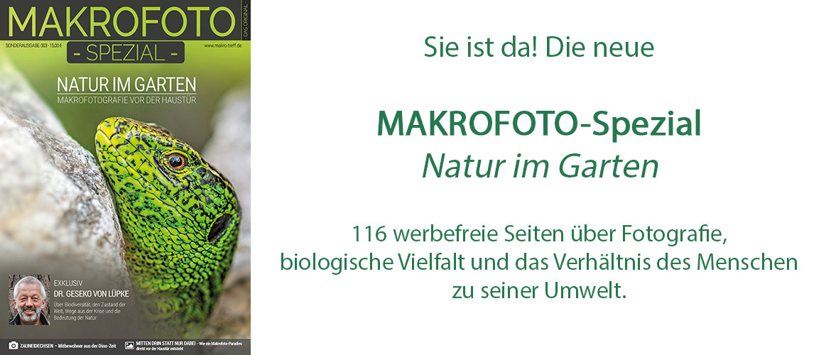 Zeitschrift MAKROFOTO – Natur im Garten